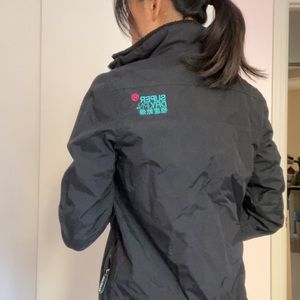 Superdry. Rain proof, wind proof, double lined coat.